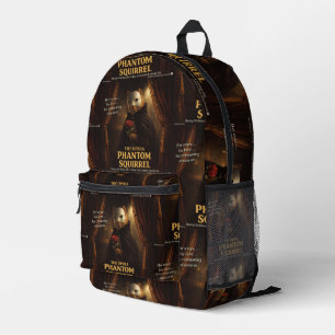 Opern-Phantom-Eichhörnchen-Parodie Bedruckter Rucksack