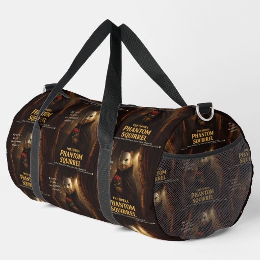 Opern-Phantom-Eichhörnchen-Parodie Duffle Bag (Rechte Ecke)