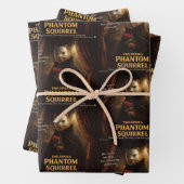 Opern-Phantom-Eichhörnchen-Parodie Geschenkpapier Set (Beispiel)