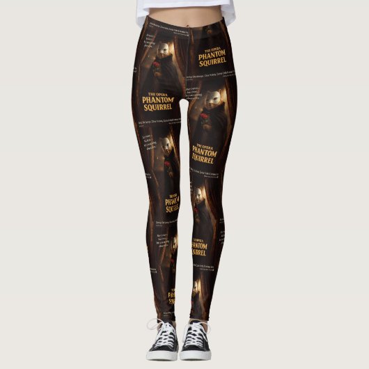 Opern-Phantom-Eichhörnchen-Parodie Leggings (Vorderseite)