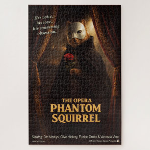 Opern-Phantom-Eichhörnchen-Parodie Puzzle