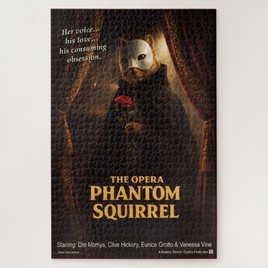 Opern-Phantom-Eichhörnchen-Parodie Puzzle (Vertikal)