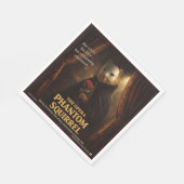 Opern-Phantom-Eichhörnchen-Parodie Serviette (Ecke)