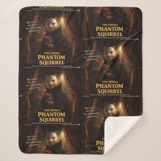 Opern-Phantom-Eichhörnchen-Parodie Sherpadecke (Vorderseite)