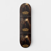 Opern-Phantom-Eichhörnchen-Parodie Skateboard (Vorderseite)