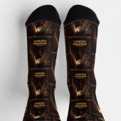 Opern-Phantom-Eichhörnchen-Parodie Socken (Oben)