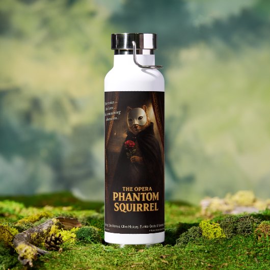 Opern-Phantom-Eichhörnchen-Parodie Trinkflasche (Außenbereich (gedreht))