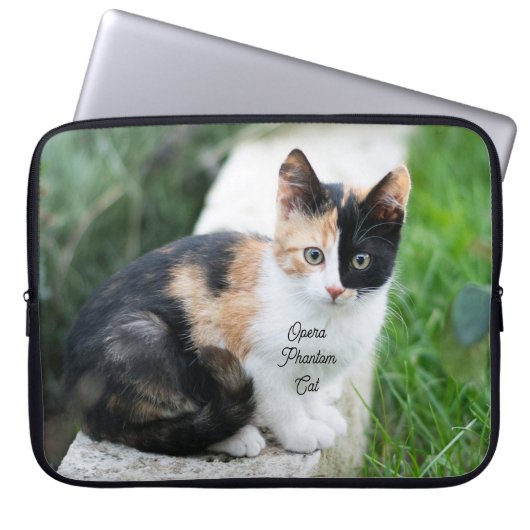 Opern-Phantom-Katze-Elektronik-Tasche Laptopschutzhülle (Vorderseite)