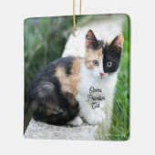 Opern-Phantom-Katze Keramikornament (Links)