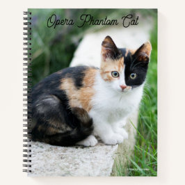 Opern-Phantom-Katze Notizblock