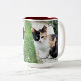 Opern-Phantom-Katze Zweifarbige Tasse