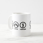 Opern-Sänger Kaffeetasse (Vorderseite Links)