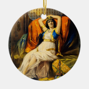 Opern-Weihnachtsschmuck im viktorianischen Stil Keramik Ornament
