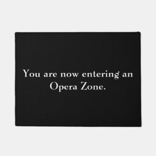 "Opern-Zonen" Fußmatte