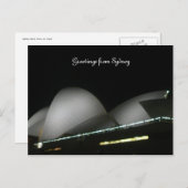 Opernabend Postkarte (Vorne/Hinten)