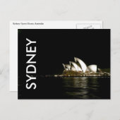 Opernabend Postkarte (Vorne/Hinten)