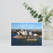 Opernfähre Sydney Postkarte (Stehend Vorderseite)