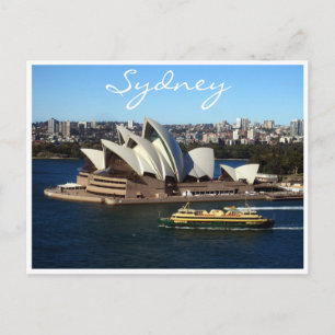Opernfähre Sydney Postkarte