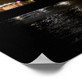 Opernhaus in der Nacht Poster (Ecke)