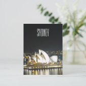 Opernhaus in Sydney Postkarte (Stehend Vorderseite)