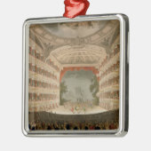 Opernhaus König-Theatre Silbernes Ornament (Links)