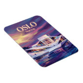 Opernhaus Oslo Norwegen Magnet (Rechte Seite)