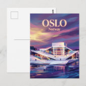 Opernhaus Oslo Norwegen Postkarte (Vorne/Hinten)