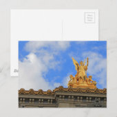 Opernhaus Paris Postkarte (Vorne/Hinten)