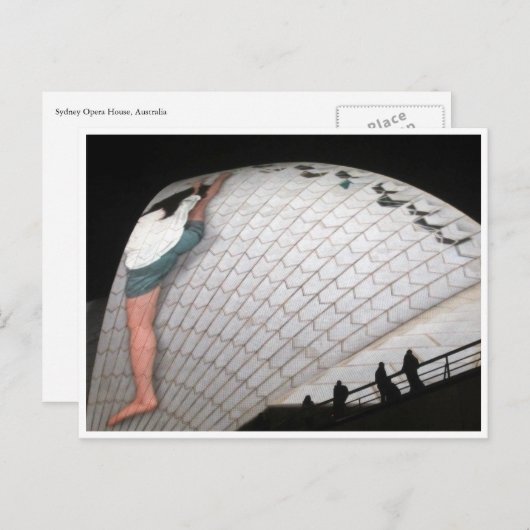 Opernhaus Postkarte (Vorne/Hinten)