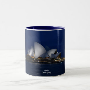 Opernhaus, Sydney, Australien Zweifarbige Tasse