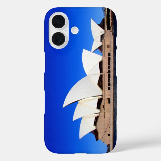 Opernhaus Sydney blau Case-Mate iPhone Hülle (Rückseite)