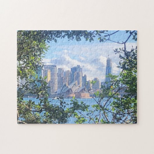 Opernhaus Sydney gerahmt Puzzle (Horizontal)
