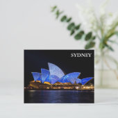 Opernhaus Sydney, Harbo Australien Postkarte (Stehend Vorderseite)