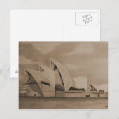 Opernhaus Sydney Postkarte (Vorne/Hinten)