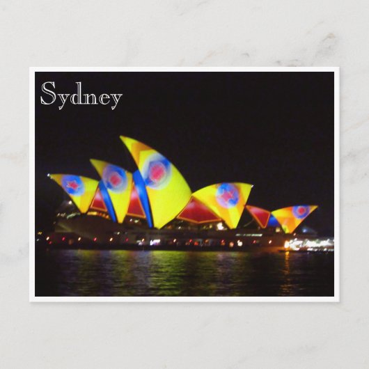 Opernhaus Sydney Postkarte (Vorderseite)