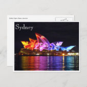 Opernhaus Sydney Postkarte (Vorne/Hinten)