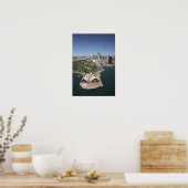 Opernhaus Sydney, Royal Botanic Gardens, CBD Poster (Küche)