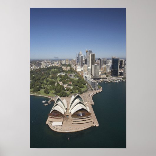 Opernhaus Sydney, Royal Botanic Gardens, CBD Poster (Vorne)