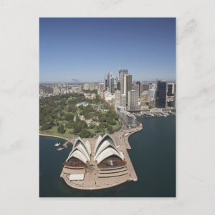 Opernhaus Sydney, Royal Botanic Gardens, CBD Postkarte