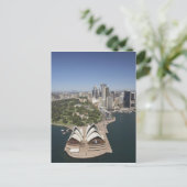 Opernhaus Sydney, Royal Botanic Gardens, CBD Postkarte (Stehend Vorderseite)