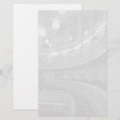 Opernhaus Vintag France Versailles Briefpapier (Vorne/Hinten)
