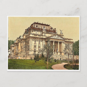 Opernhaus, Wiesbaden, Hessen-Nassau, Deutschland m Postkarte