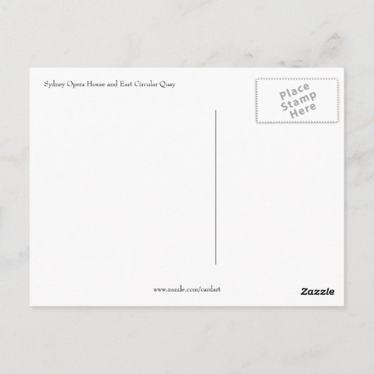 Opernkasten Postkarte (Rückseite)