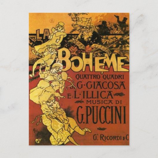 Opernkunst Postkarte (Vorderseite)