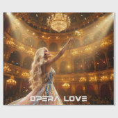 OPERNLIEBE GESCHENKPAPIER (Flach)