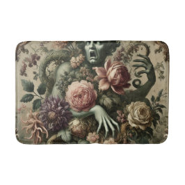 Opernopulenz - gotisches Blumenbarock Badematte