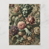 Opernopulenz - gotisches Blumenbarock Feiertagspostkarte (Vorderseite)