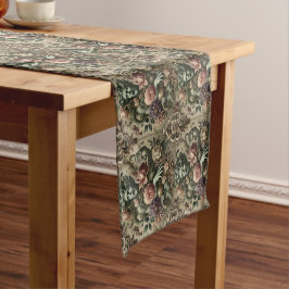 Opernopulenz - gotisches Blumenbarock Kurzer Tischläufer