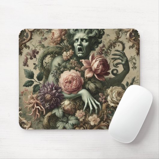Opernopulenz - gotisches Blumenbarock Mousepad (Mit Mouse)
