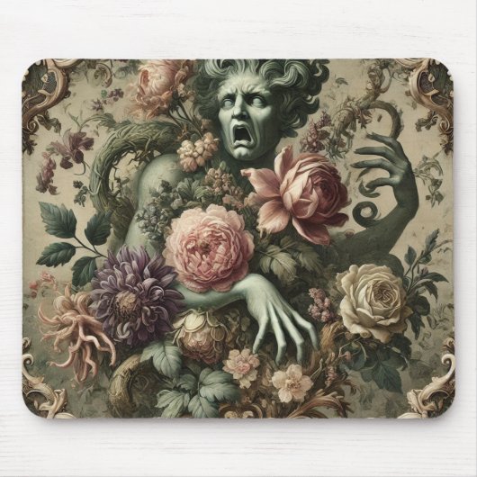 Opernopulenz - gotisches Blumenbarock Mousepad (Vorne)